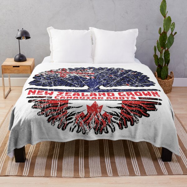 Item preview, Canada Canadian New Zealand New Zealander Tree Roots Flag designed and sold by FlagX.