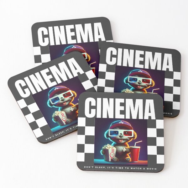 Item preview, Canine Cinema Connoisseur: A Dog's Delightful Night at the Movies designed and sold by 0penvimark.