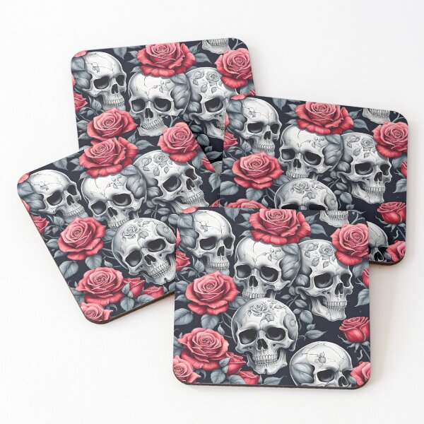Item preview, The scull and rosegarden designed and sold by Magixa.