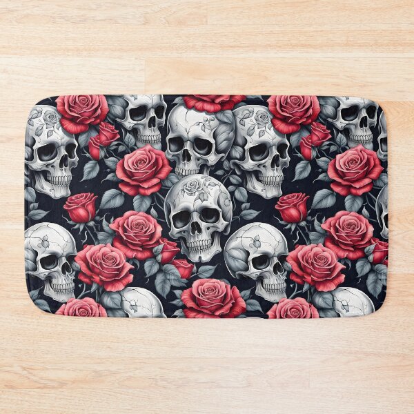 Item preview, The scull and rosegarden designed and sold by Magixa.