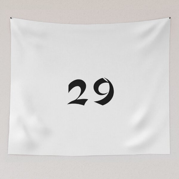 Item preview, 29, twenty-nine, black, shangai designed and sold by Numbers-Art.