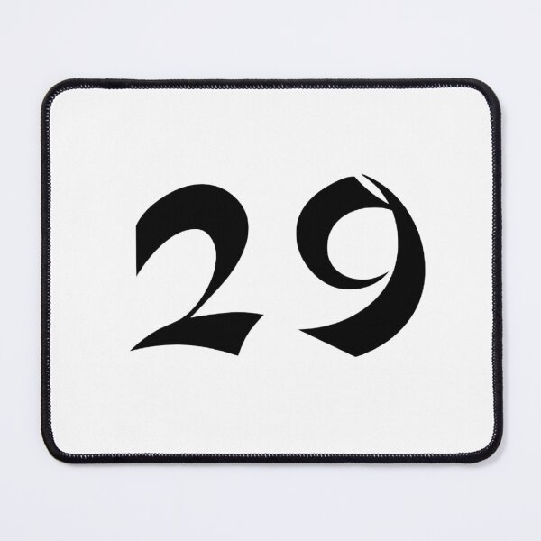 Item preview, 29, twenty-nine, black, shangai designed and sold by Numbers-Art.