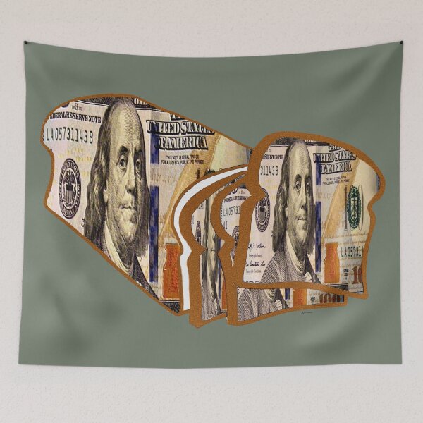 Item preview, One Hundred Dollar Bill Loaf of Bread designed and sold by kristalcurt.