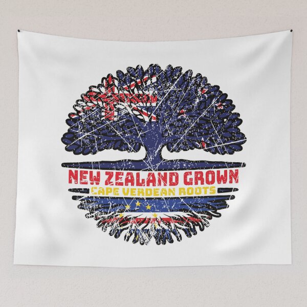 Item preview, Cape Verde New Zealander New Zealand Tree Roots Flag designed and sold by FlagX.