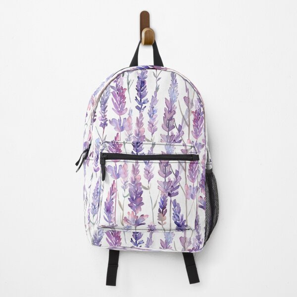 Item preview, Watercolour lavender fields seamless - Watercolour Paintings, Tea Herbs, Nature and Perfume, Lavender flowers field background. designed and sold by Bizgiv.