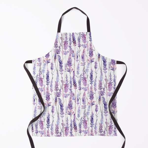 Item preview, Watercolour lavender fields seamless - Watercolour Paintings, Tea Herbs, Nature and Perfume, Lavender flowers field background. designed and sold by Bizgiv.