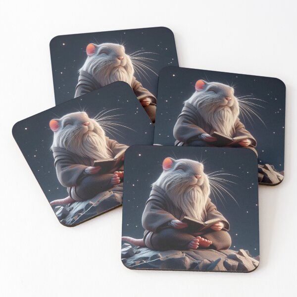 Item preview, Sage Degu: The Enlightened Reader designed and sold by Furbulous Faces.