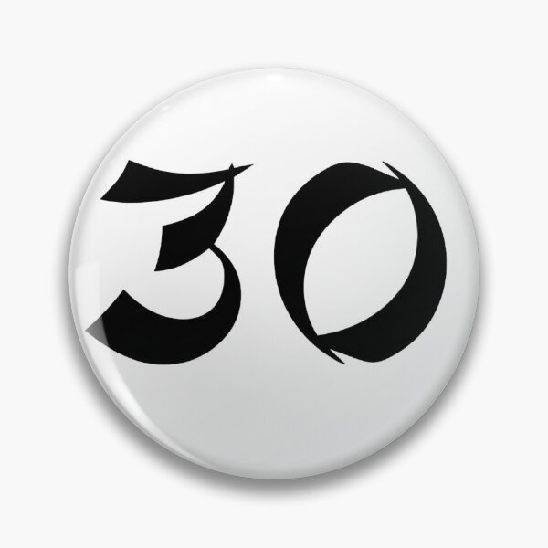 Item preview, 30, thirty, black, shangai designed and sold by Numbers-Art.