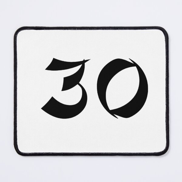 Item preview, 30, thirty, black, shangai designed and sold by Numbers-Art.