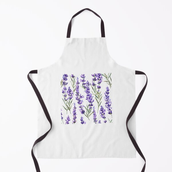 Item preview, Watercolour lavender fields seamless - Watercolour Paintings, Tea Herbs, Nature and Perfume, Lavender flowers field background. designed and sold by Bizgiv.