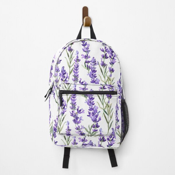 Item preview, Watercolour lavender fields seamless - Watercolour Paintings, Tea Herbs, Nature and Perfume, Lavender flowers field background. designed and sold by Bizgiv.