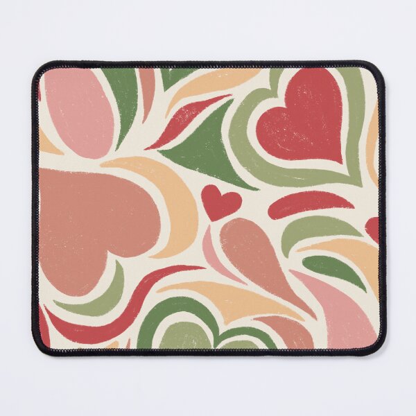Item preview, Strawberry Matcha Colored Hearts designed and sold by Noona's Prints.