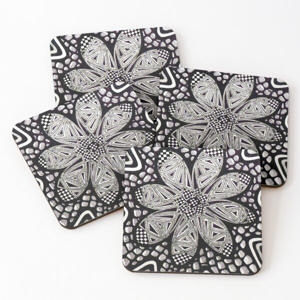 Item preview, 333 - FLORAL DESIGN - 05 - DAVE EDWARDS -  INK - 2024 designed and sold by BLYTHART.