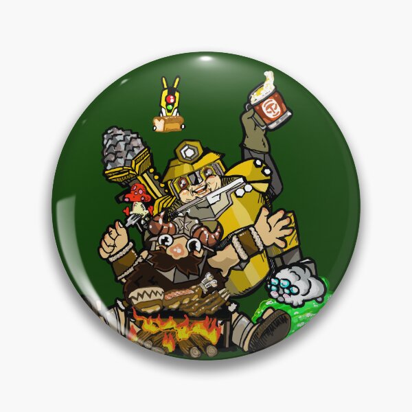 Item preview, DRG Fan Art - Grillin Dwarven Buddies/ Dungeon Meshi Mashup designed and sold by WhatWhatDesigns.