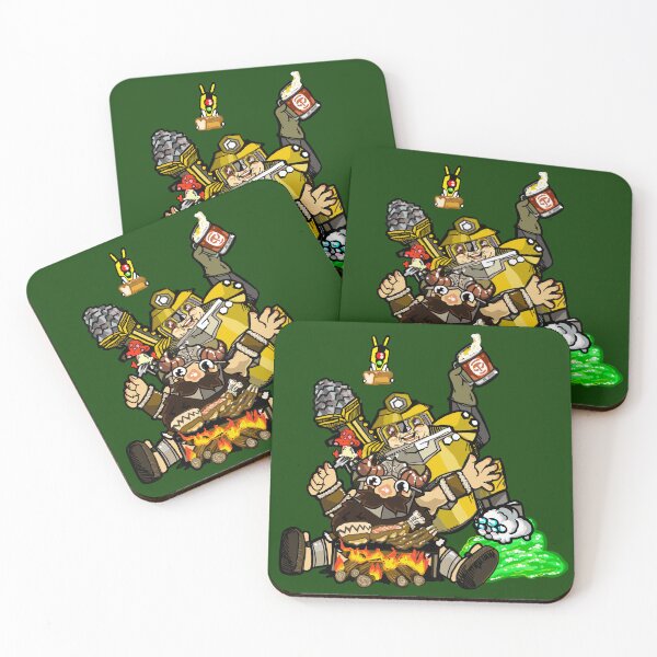 Item preview, DRG Fan Art - Grillin Dwarven Buddies/ Dungeon Meshi Mashup designed and sold by WhatWhatDesigns.