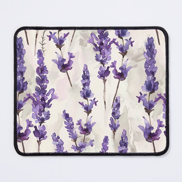Item preview, Watercolour lavender fields seamless - Watercolour Paintings, Tea Herbs, Nature and Perfume, Lavender flowers field background. designed and sold by Bizgiv.