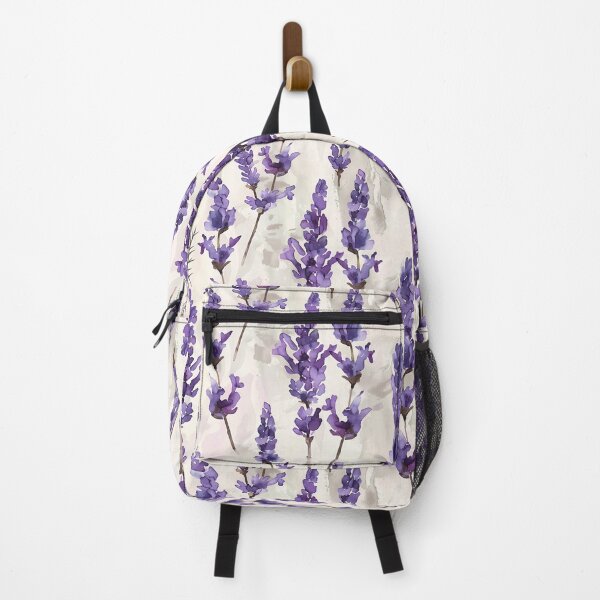 Item preview, Watercolour lavender fields seamless - Watercolour Paintings, Tea Herbs, Nature and Perfume, Lavender flowers field background. designed and sold by Bizgiv.