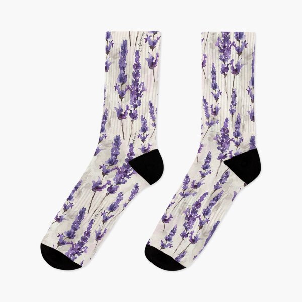 Item preview, Watercolour lavender fields seamless - Watercolour Paintings, Tea Herbs, Nature and Perfume, Lavender flowers field background. designed and sold by Bizgiv.