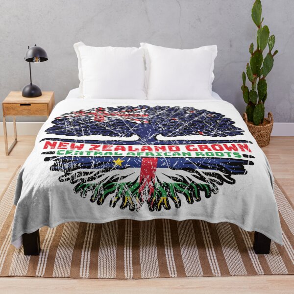 Item preview, Central African Republic Central African New Zealander New Zealand Tree Roots Flag designed and sold by FlagX.