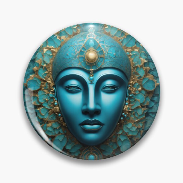 Item preview, 3D Surreal Fantasy Art in blue-turquoise designed and sold by Julia Rudens.