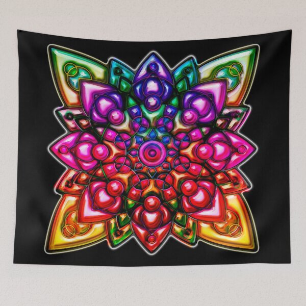 Item preview, Mandala 02 BIG arcoiris designed and sold by extramuros-cf.
