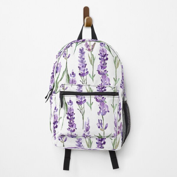 Item preview, Watercolour lavender fields seamless - Watercolour Paintings, Tea Herbs, Nature and Perfume, Lavender flowers field background. designed and sold by Bizgiv.
