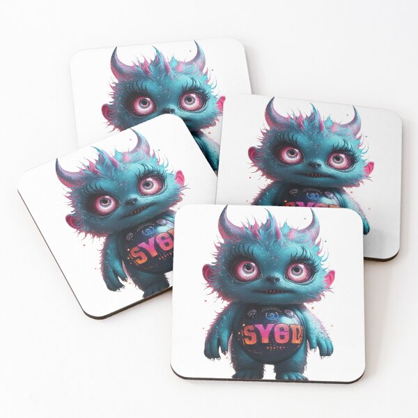 Item preview, LOGO A cute monster from space designed and sold by abderrahmane-C.