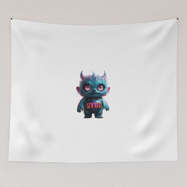 Item preview, LOGO A cute monster from space designed and sold by abderrahmane-C.
