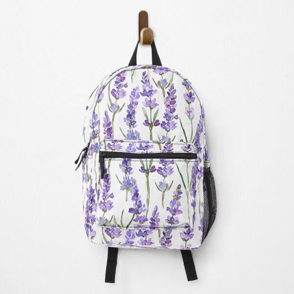 Item preview, Watercolour lavender fields seamless - Watercolour Paintings, Tea Herbs, Nature and Perfume, Lavender flowers field background. designed and sold by Bizgiv.