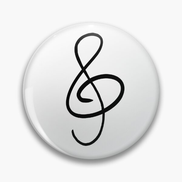 Item preview, Treble Clef designed and sold by DaniRoseStickers.