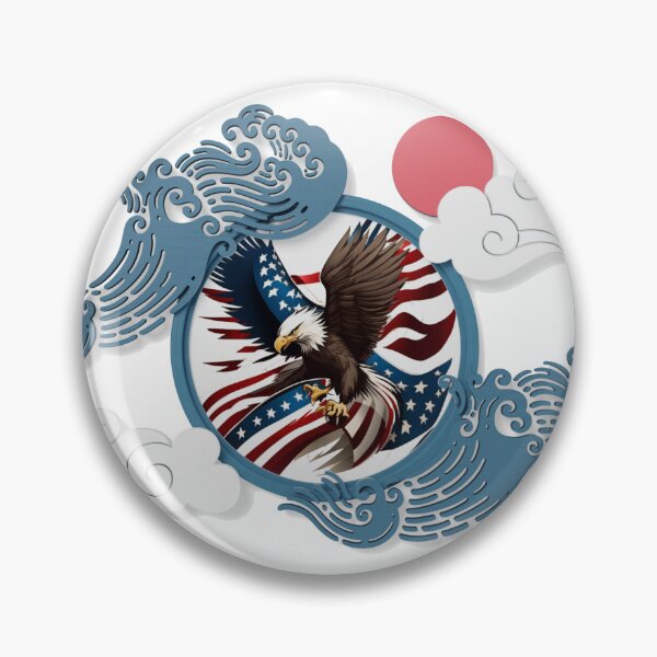 Item preview, Patriotic eagles, symbol and identity 4th July vibe designed and sold by luiddesigns.