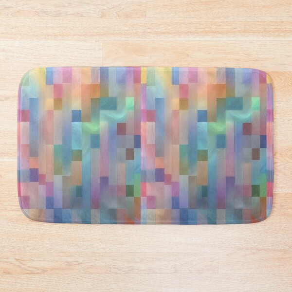 Item preview, Pixel block cube mosaic rainbow pastel digital  designed and sold by cheekylorns.