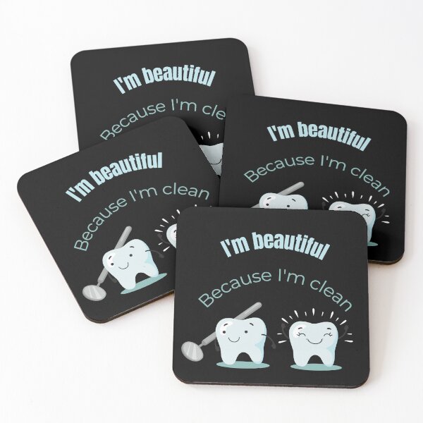 Item preview, I'm beautiful Because I'm clean  designed and sold by GusiaTreasures.
