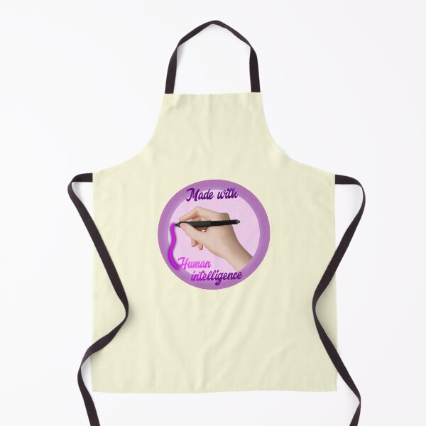 Item preview, Made with human intelligence badge  designed and sold by Agapeart111.