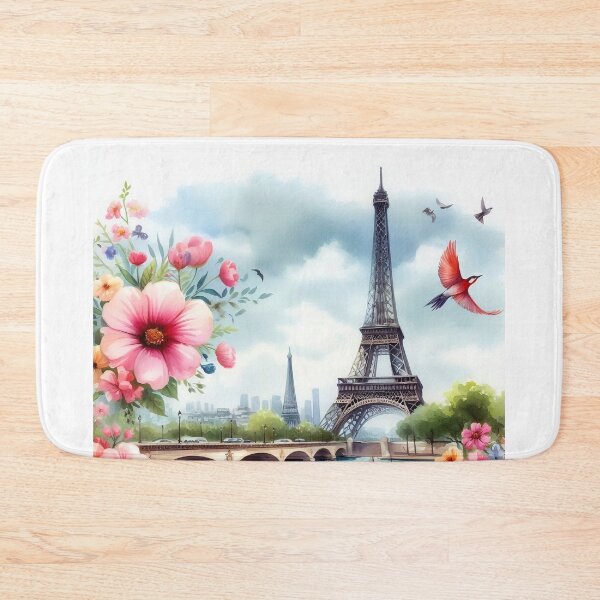 Item preview, Eiffel Tower Watercolor designed and sold by Mano-World.