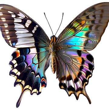 Artwork thumbnail, Bilateral Gynandromorph Butterfly by dinaaaaaah