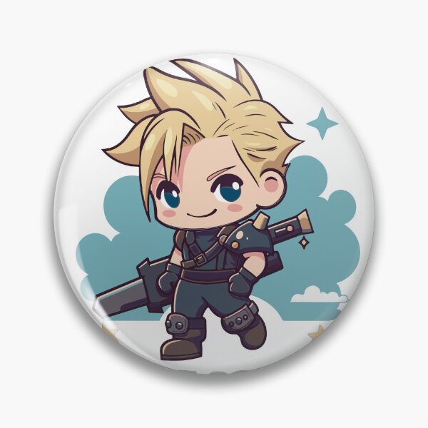 Item preview, Cloud Strife FF Fan Art Design designed and sold by roll4fun.