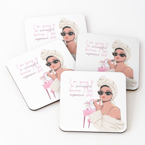 Item preview, I am Going to Be Successful Because I Like Expensive Sh*t | Glam Girl Design designed and sold by GirlyPop02.