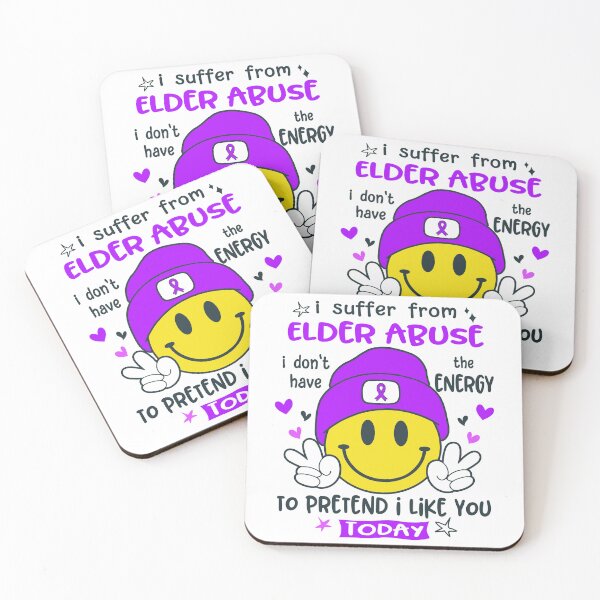Item preview, I suffer from Elder Abuse i do not have the ENERGY to pretend i like you TODAY designed and sold by KatMercerr.