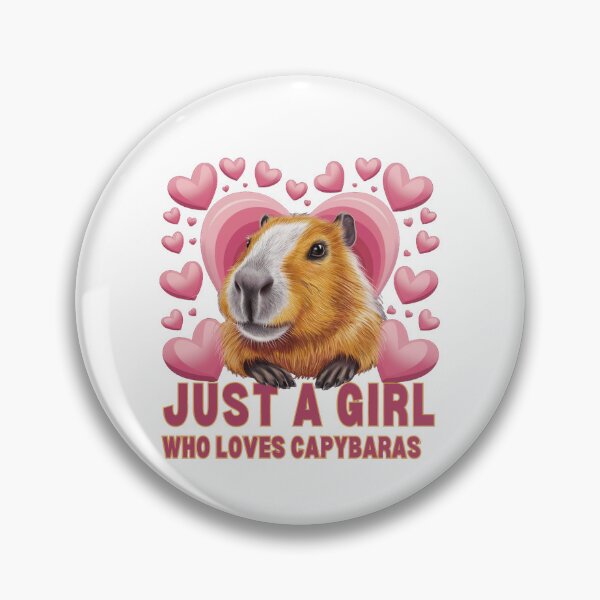 Item preview,  Just A Girl Who Loves Capybaras designed and sold by elynne9.
