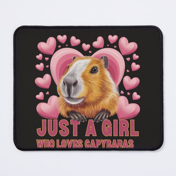 Item preview, Just A Girl Who Loves Capybaras designed and sold by elynne9.