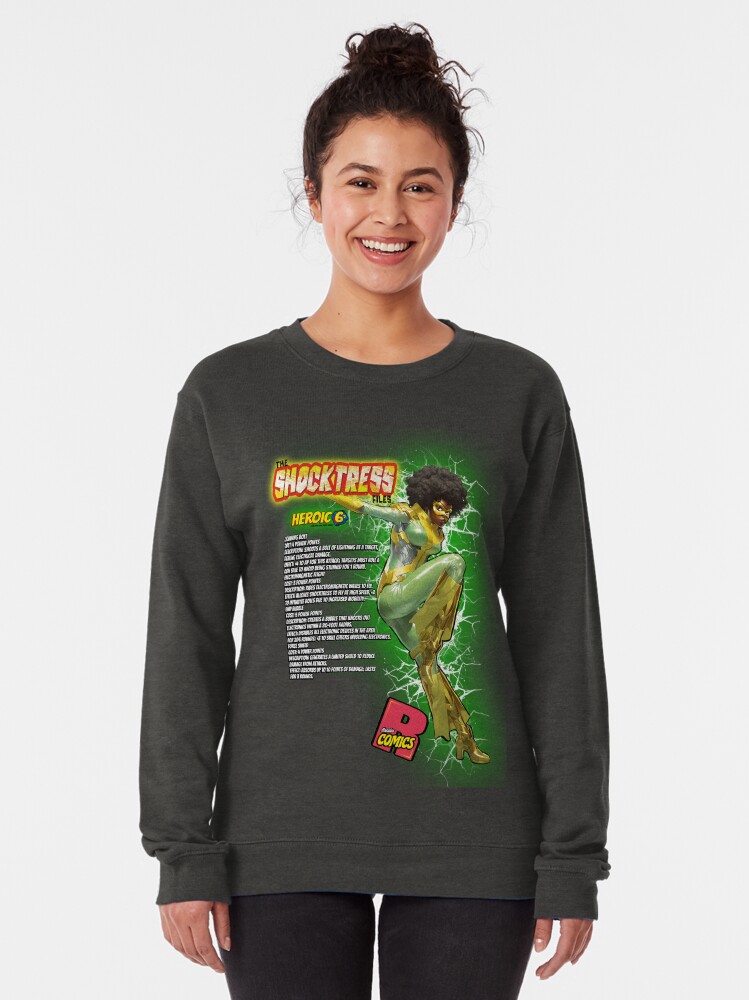 Thumbnail 2 of 5, Pullover Sweatshirt, Shocktress designed and sold by RosalesComics.