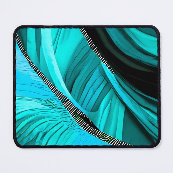 Item preview, black striped green fabric design designed and sold by janjacbu.