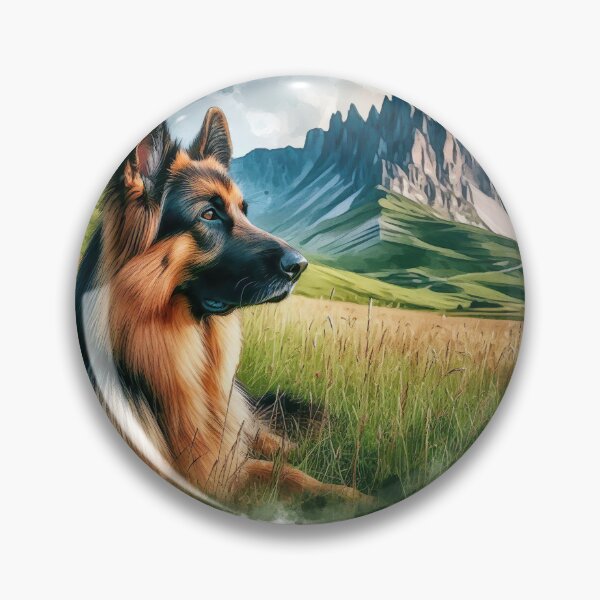 Item preview, German Shepherd enjoying the scenery designed and sold by JrSkDesign ✅ .