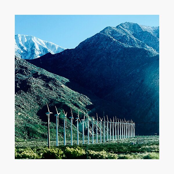Item preview, Power Windmills Nestled In A Mountain Meadow designed and sold by DEC02.