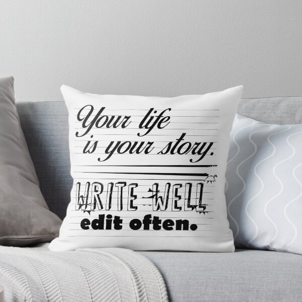 Item preview, Life Story Written Well Inspirational Black Text Phrase designed and sold by dentalart.