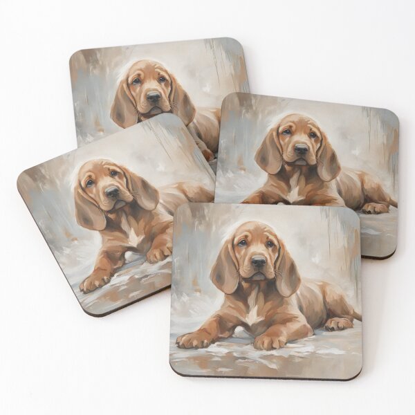 Item preview, Cute Young Bloodhound Puppy designed and sold by Mindy Guidry.