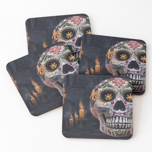 Item preview, Day of the dead skull designed and sold by Travelcommodity.