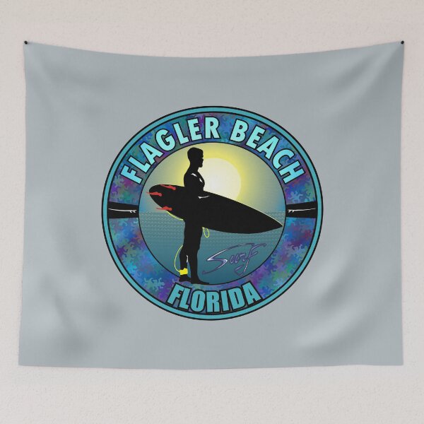 Item preview, Flagler Beach Florida surfer designed and sold by studioss76.