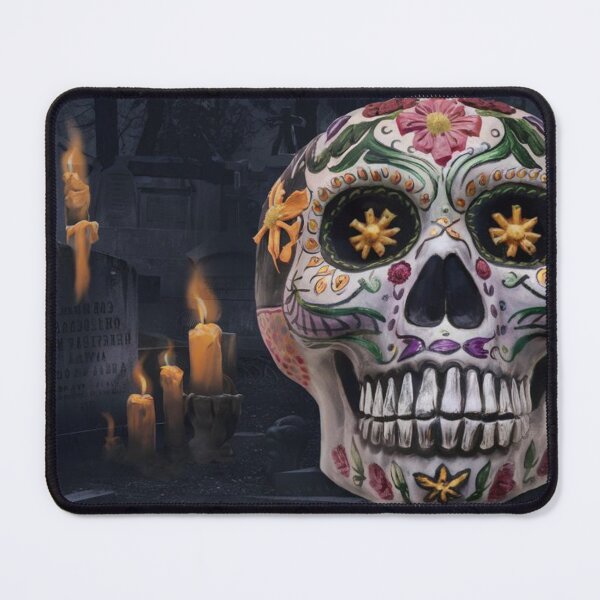 Item preview, Day of the dead skull designed and sold by Travelcommodity.